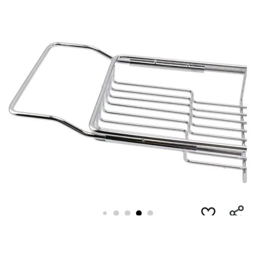 Expandable Stainless Steel/Marble Bathtub Caddy Tray, European Style,...